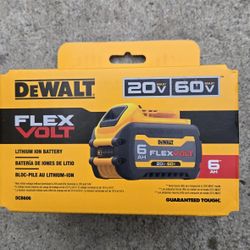 Dewalt 60v Flexvolt Battery 6.0 Ah Brand New