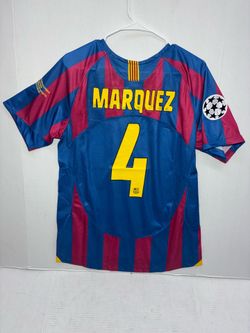 Rafa Márquez Retro Barcelona Jersey Adult Size L
