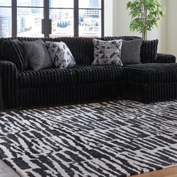 Brand New Comfy Plush Ashley’s Corduroy Sectional