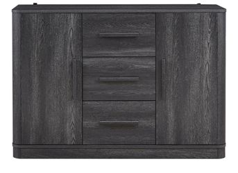 New 47” Curved Sideboard Buffet Cabinet - storage in door
