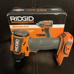 RIDGID 18V Brushless Cordless 4 Mode Impact Driver (Tool Only)