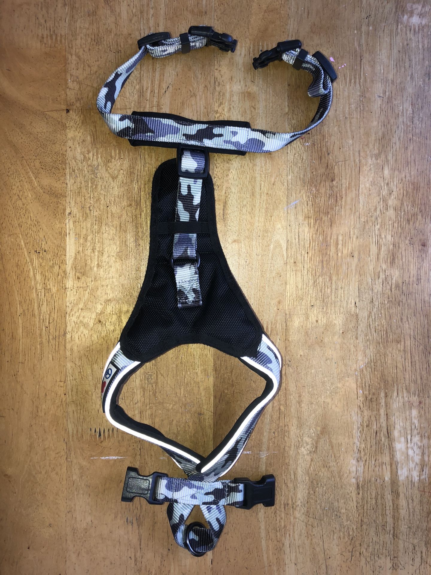 Small/Med reflective Dog harness