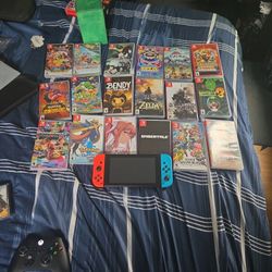 Nintendo Switch With Games
