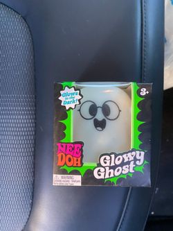 Nee Doh Glowy Ghost Stress Ball Toy