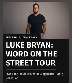 Luke Bryan Ticket
