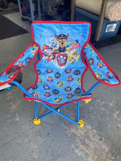 Paw patrol kids chair camping