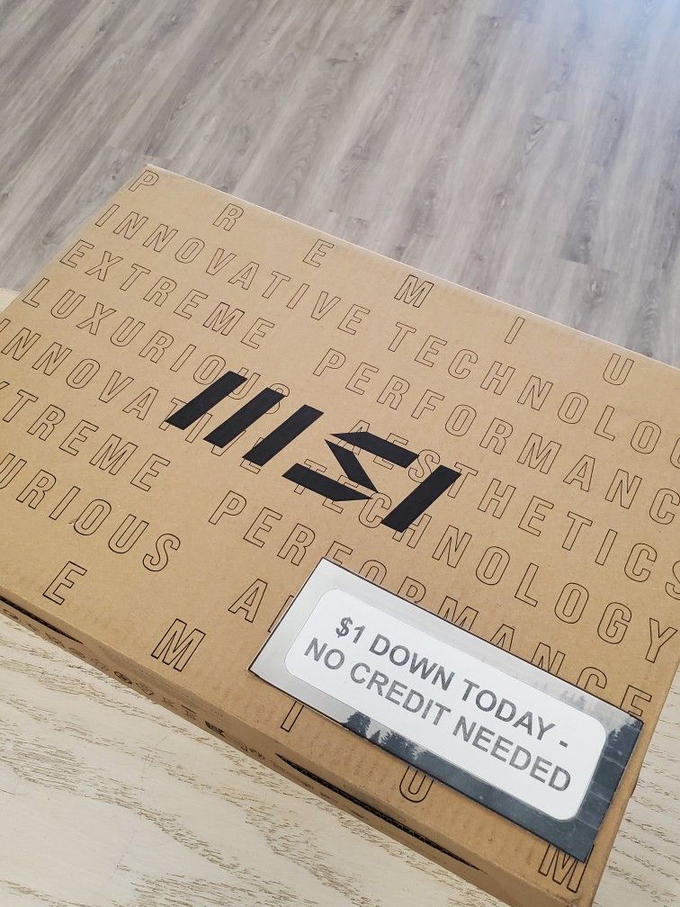 MSI Thin 15.6 Inch Gaming Laptop Brand New Core I5 NVIDIA GRFORCE RTX 4060 16gb Ddr4 512gb Ssd - 5 Dollars Down No Credit Needed!