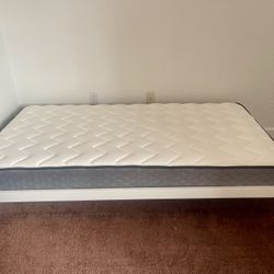 Single Bed With Frame And Matress - Brand New- Only 50 Dollars