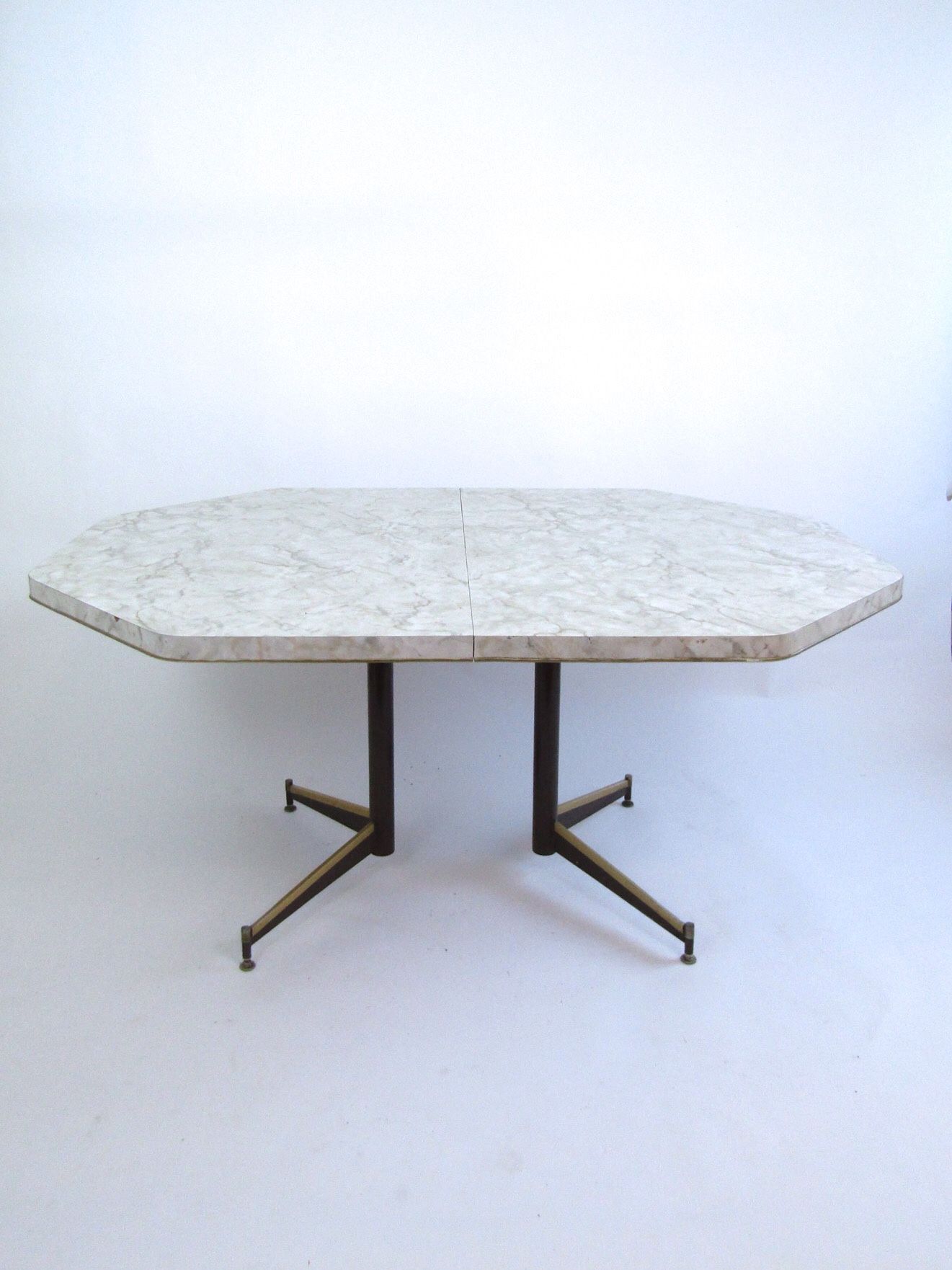 Marble effect Octagonal Dining Table