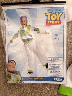 Buzz Lightyear Kids Costume Size S (4-6)