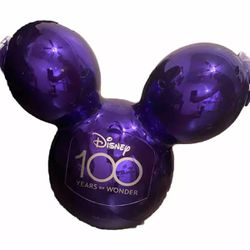 Disney 100th Anniversary Purple Balloon Popcorn Bucket New 2023