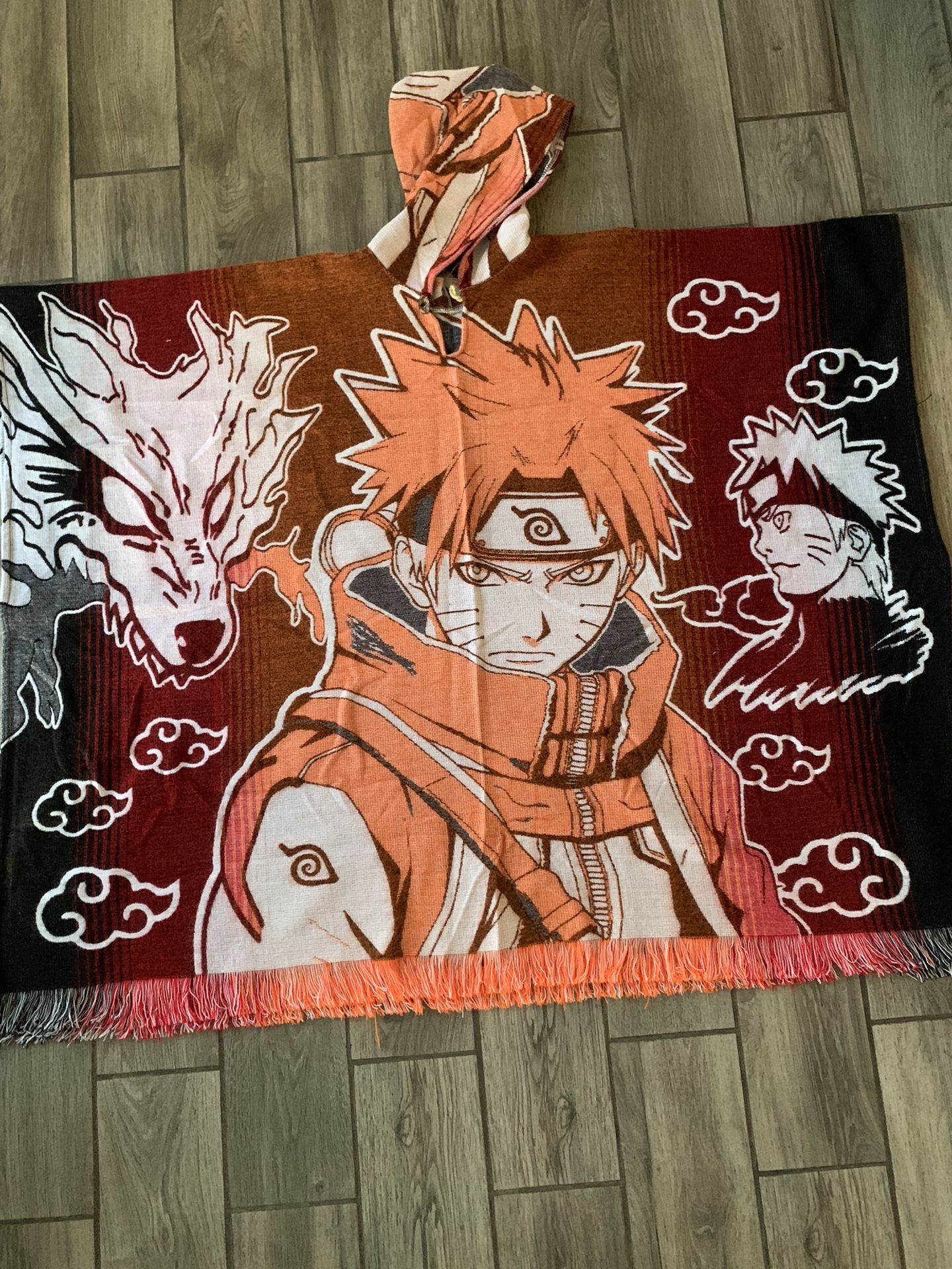 Naruto Poncho For Adults