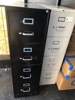 FILE CABINET. NOTE:BLACK ONE SOLD.