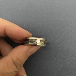 I Love You 💕 Stainless Steel Wedding Band Size 10