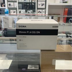 Sigma 35mm F1.4 For Sony E-Mount 