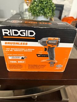RIDGID 18V Brushless 4-Mode 1/4 In. Impact Driver