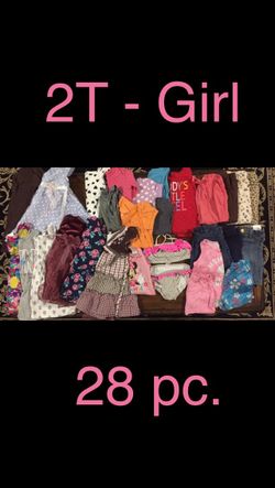 24 month - 2T girls clothes lot