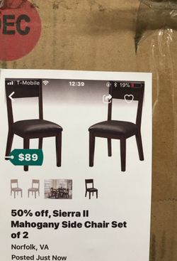 Set of 2 Side Chairs