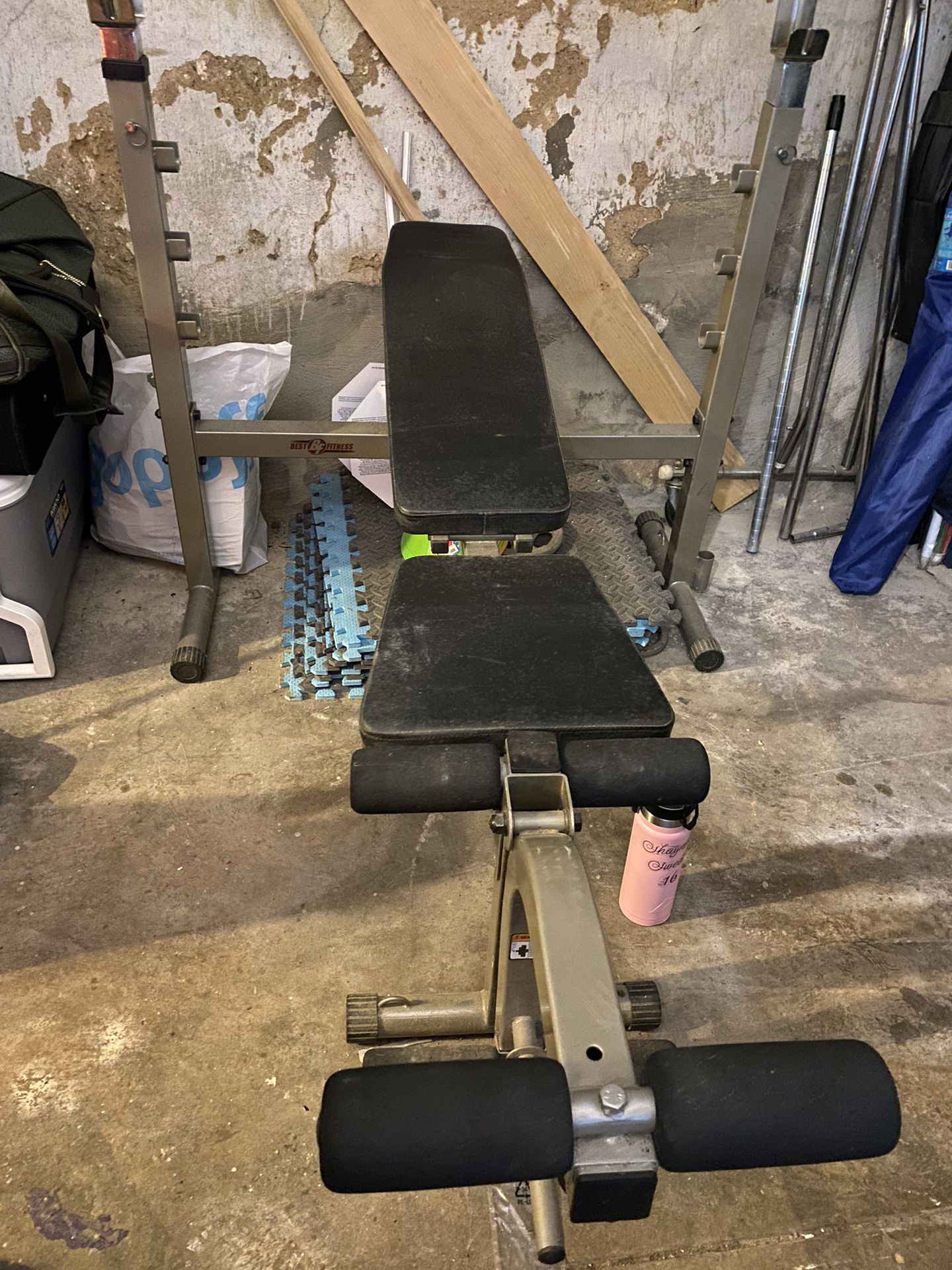 Weight Bench With Leg Press