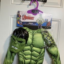 Marvel Avengers HULK Child Costume Size 4-6, Brand New