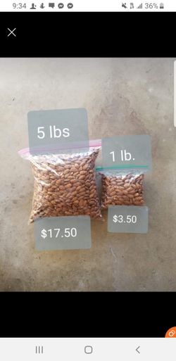 Raw almonds