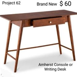 Brand New Amherst Wood Console Or Writing Desk 