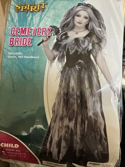 Cemetery Bride Costume Size Small