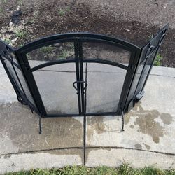 Brightwell 3-panel Fireplace Screen 