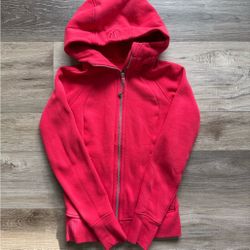Pink Scuba Full Zip Hoodie 