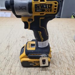 DEWALT 20V MAX XR Impact Driver, Brushless, 1/4", 3-Speed DCF845