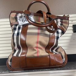 Authentic Brown Burberry Bag (ITEFFEP114SCA)