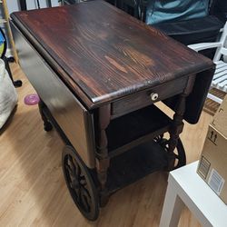 Wooden Tea Cart 
