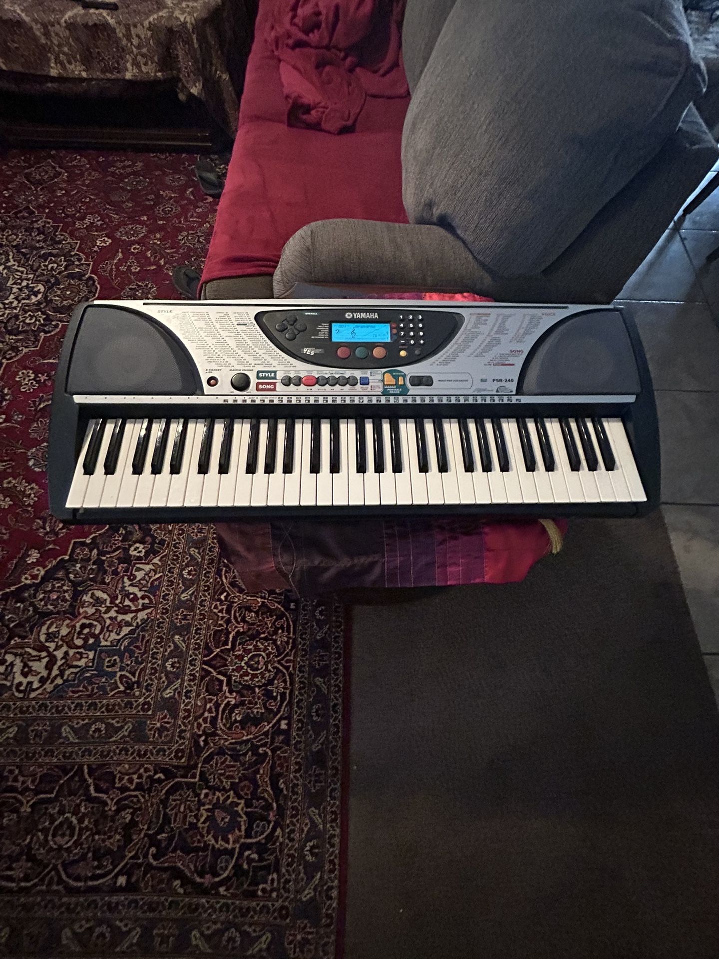 Yamaha PSR-240 portable keyboard, 61-key instrument