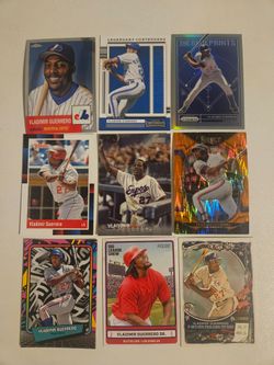 Vladimir Guerrero Baseball Card Lot of 9