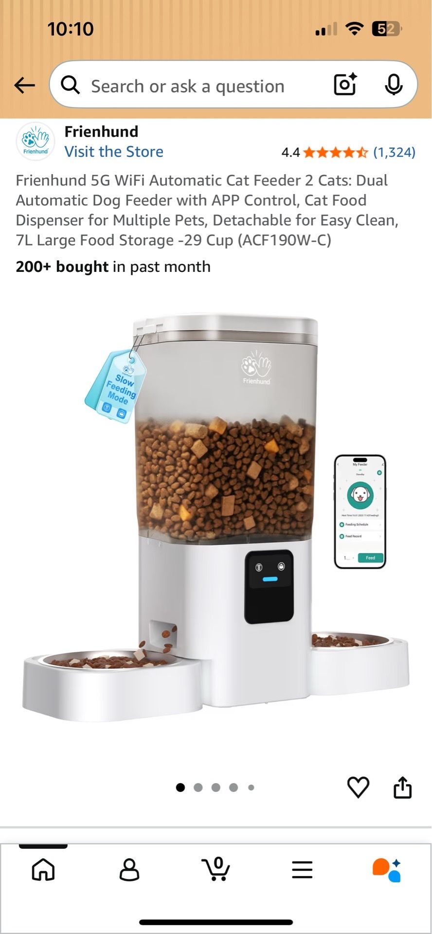 Smart pet feeder
