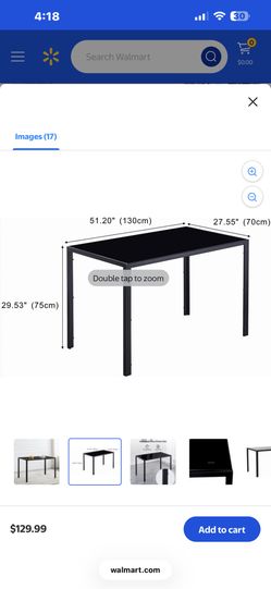 Black Glass Dining Room Table