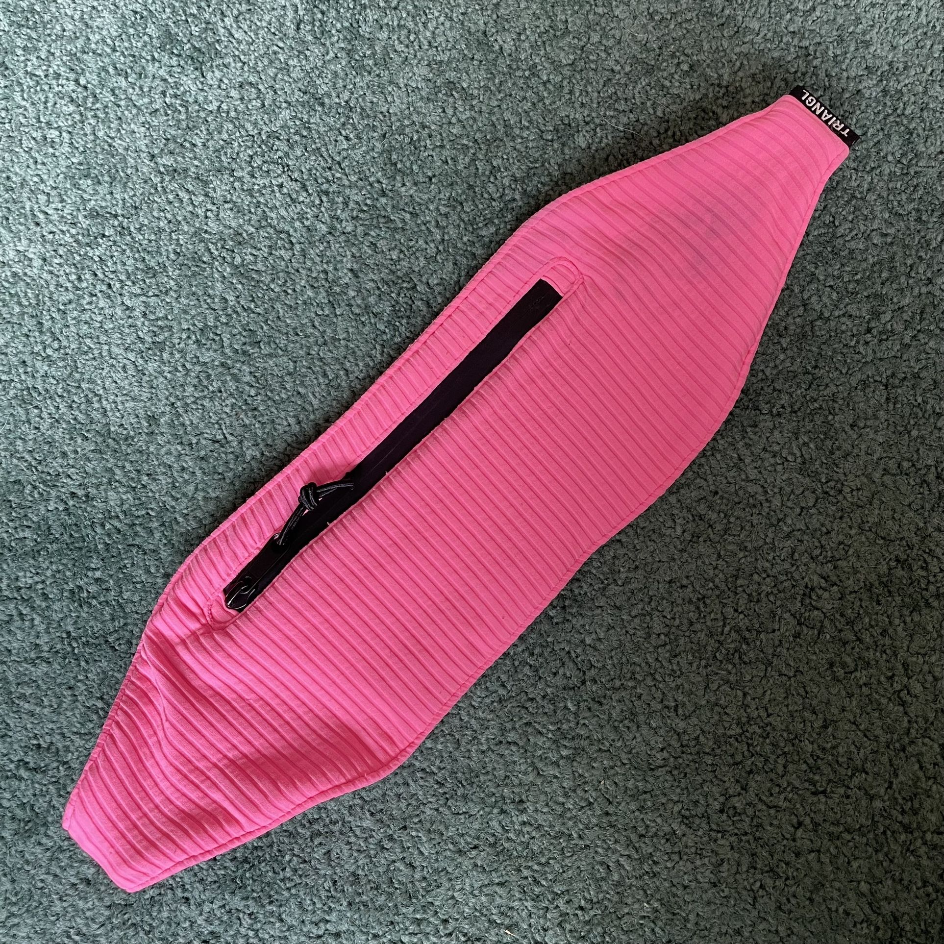 TRIANGL Neon Pink Belt Bag / Fanny Pack