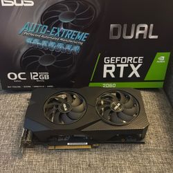 Used Graphics Card ASUS Dual GeForce RTX 2060 12Gb