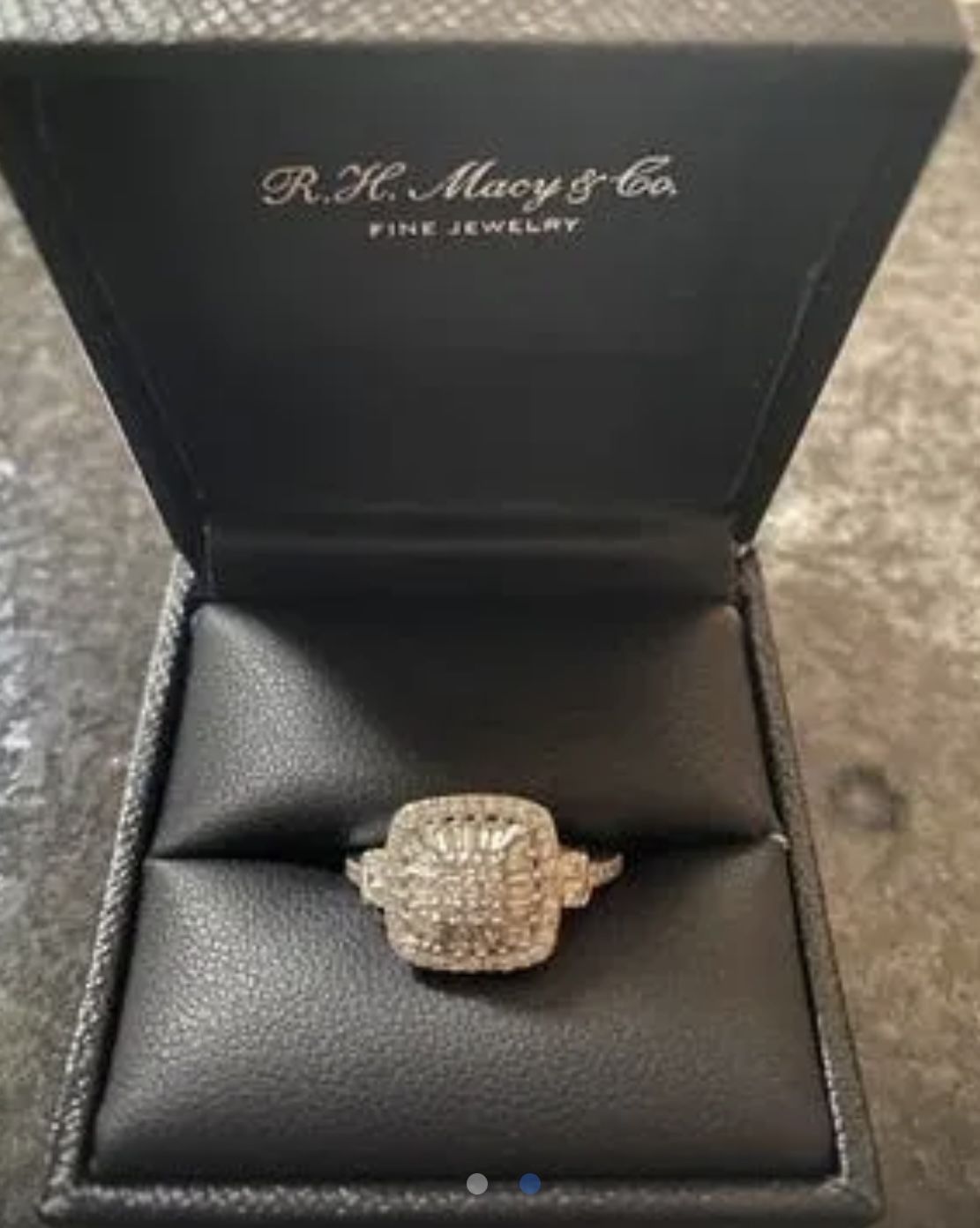 🌟🌟 Diamond Vintage Inspired Ring (1/2 ct. t.w.) in 14k White Brand New in Box🌟🌟