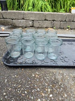12 wide mouth pint jars