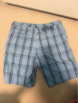Vintage Hurley Plaid Shorts