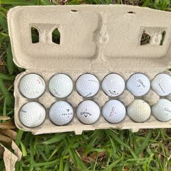 12 Pcs Mix Titlest Callaway Golf Balls