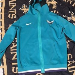 Men's Jordan Brand Teal Charlotte Hornets 75th Anniversary Performance Showtime Full-Zip Hoodie Jacket