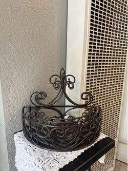 Princess House Set De Tres Canastas Para La Pared De Metal Meridian.