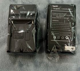 2 nee Sony Battery Chargers - $8 for both