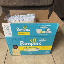 Pampers size one 92 count