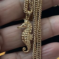 14k gold plated necklace
