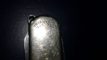 tiffany 9.25 sterling sliver Swiss army knife