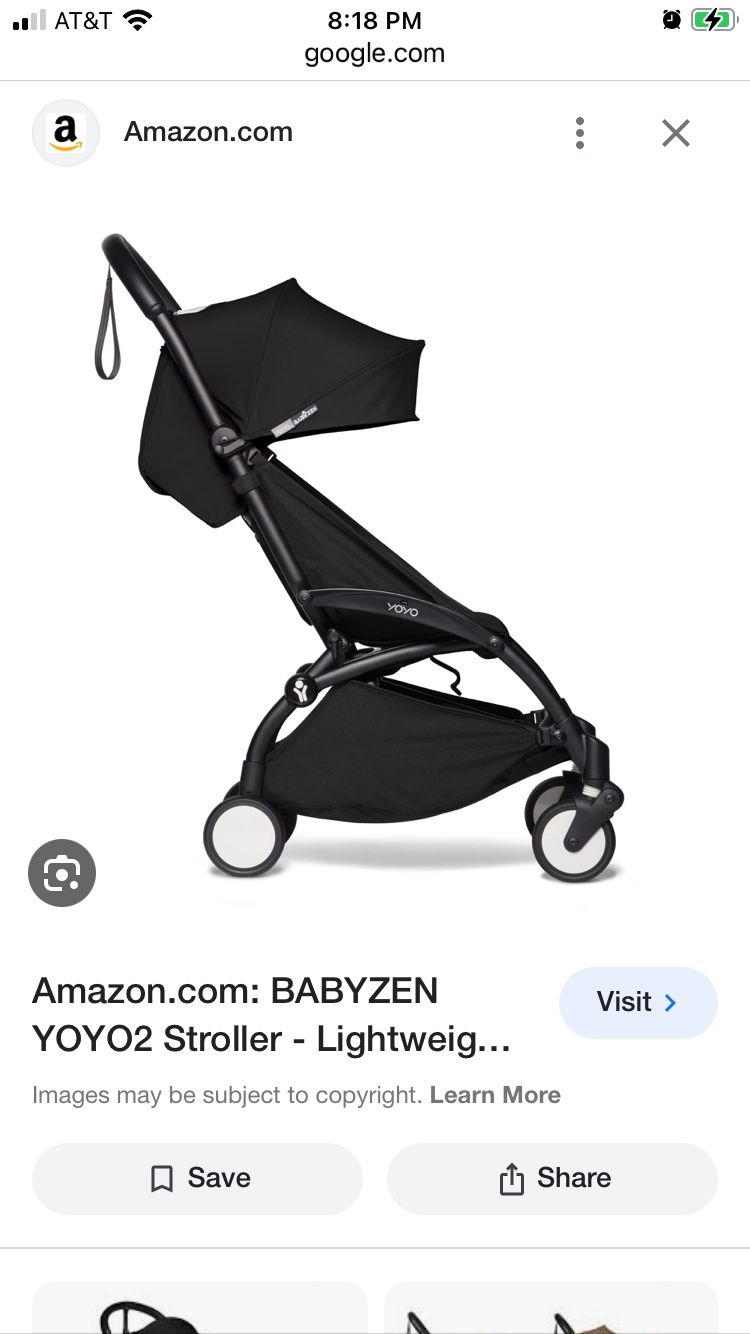 Slightly Used Yoyo 2 BabyZen Stroller *