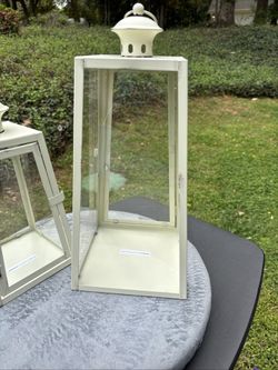 New Set Of Three Tabletop Lanterns.